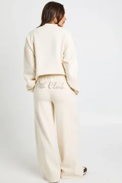 Ath Club Jogger droit à appliqué en tissu éponge