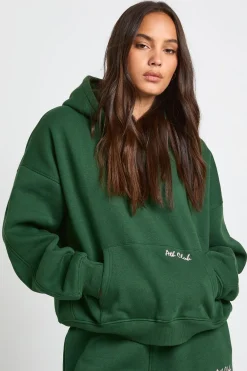 Ath Club Sweat à capuche boxy brodé