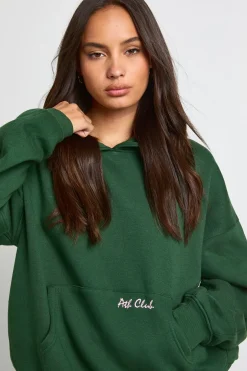 Ath Club Sweat à capuche boxy brodé