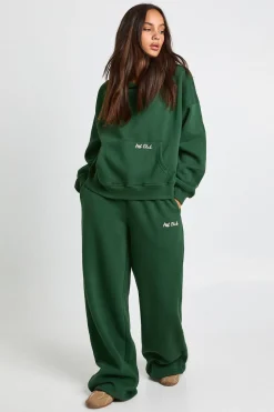 Ath Club Sweat à capuche boxy brodé