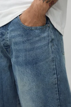 Baggy Rigid Washed Jeans