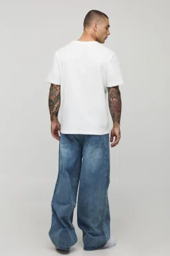 Baggy Rigid Washed Jeans