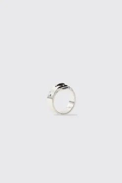 boohooMAN Bague Boucle<Homme Bijoux Et Montres