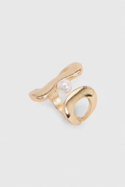 Bague Perle Abstraite