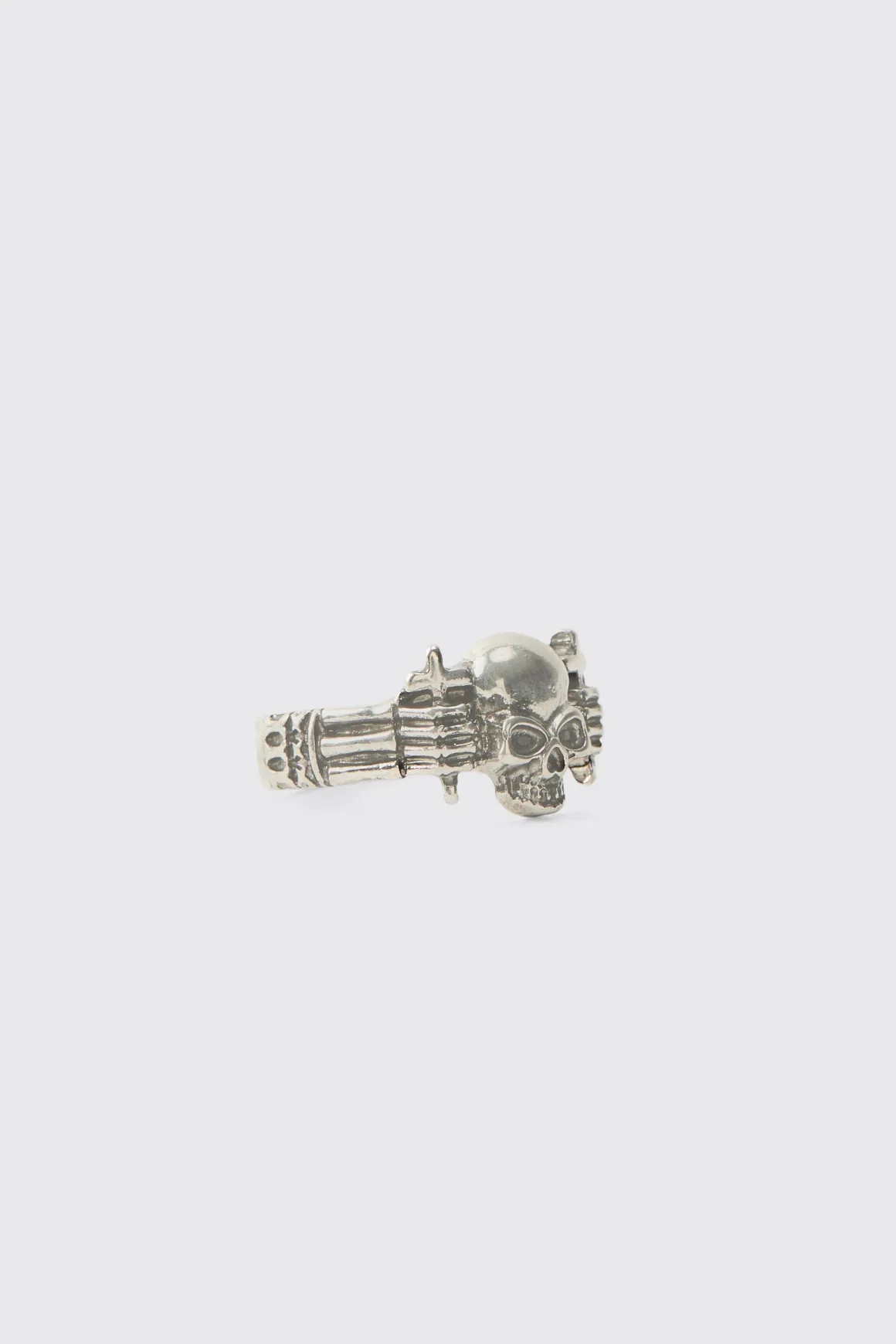 Bague Tête De Mort Argentée