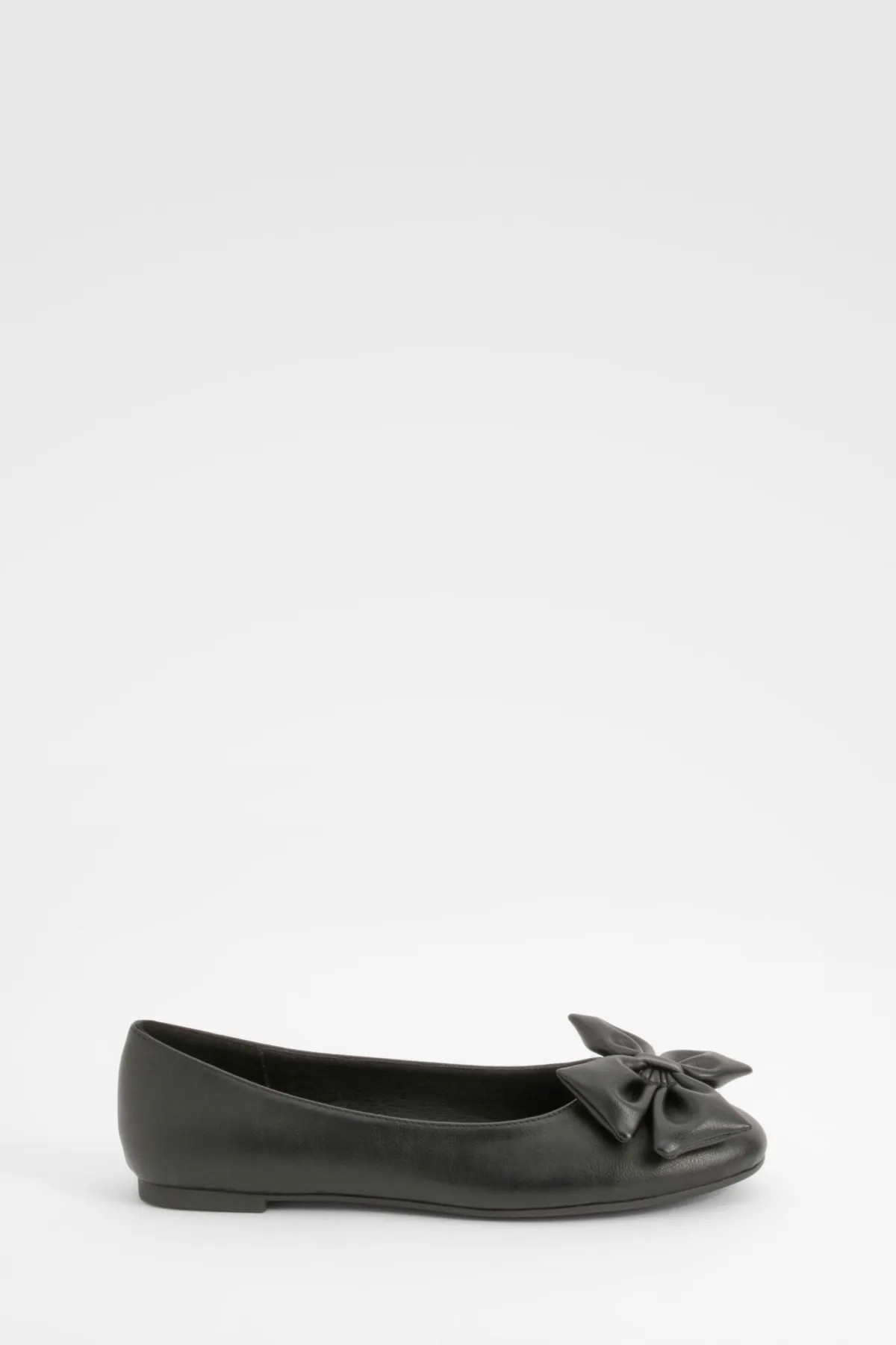 boohoo Ballerine à bout rond avec nœud< Ballerines|Ballerines