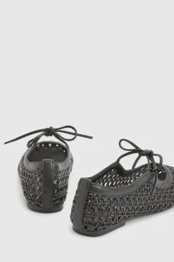 boohoo Ballerine Mary Jane Tressée Coupe Large< Ballerines|Chaussures Plates