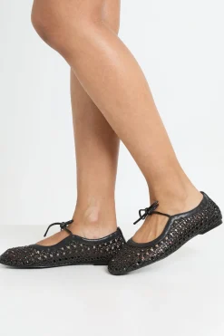 boohoo Ballerine Mary Jane Tressée Coupe Large< Ballerines|Chaussures Plates