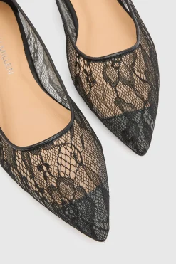 Ballerine Plate En Dentelle