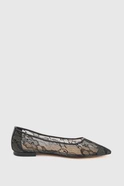 Ballerine Plate En Dentelle