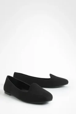 Ballerines basiques à enfiler pour pieds larges