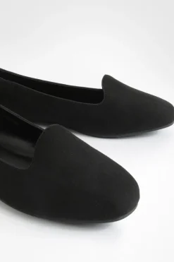 Ballerines basiques à enfiler pour pieds larges