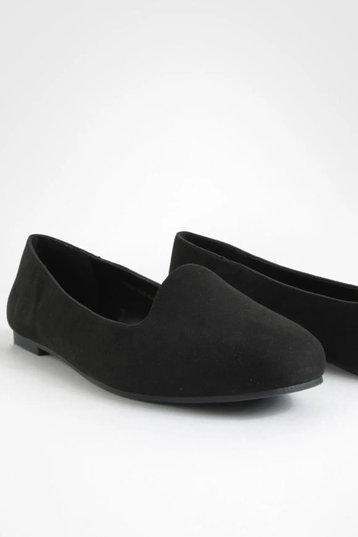 Ballerines basiques à enfiler pour pieds larges