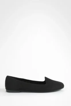 Ballerines basiques à enfiler pour pieds larges