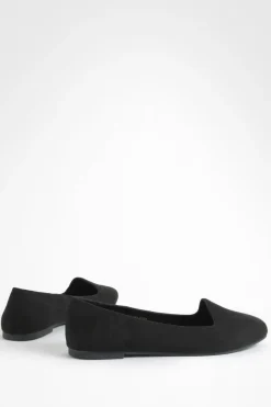 Ballerines basiques à enfiler pour pieds larges