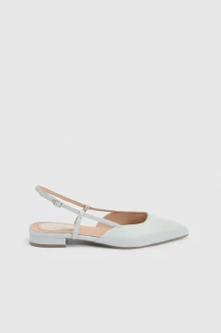 Dorothy Perkins Ballerines Bianca À Bout Pointu Et Bride Arrière En Synthétiquecuir< Chaussures Dorées|Chaussures Plates