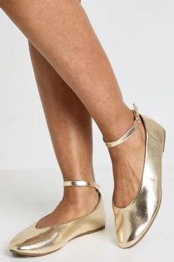 boohoo Ballerines À Bout Rond Avec Bride À La Cheville< Ballerines|Chaussures Plates