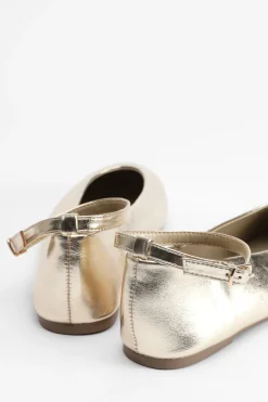 boohoo Ballerines À Bout Rond Avec Bride À La Cheville< Ballerines|Chaussures Plates