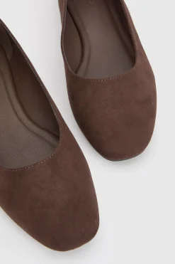 boohoo Ballerines À Bout Rond Coupe Large< Ballerines|Looks Preppy