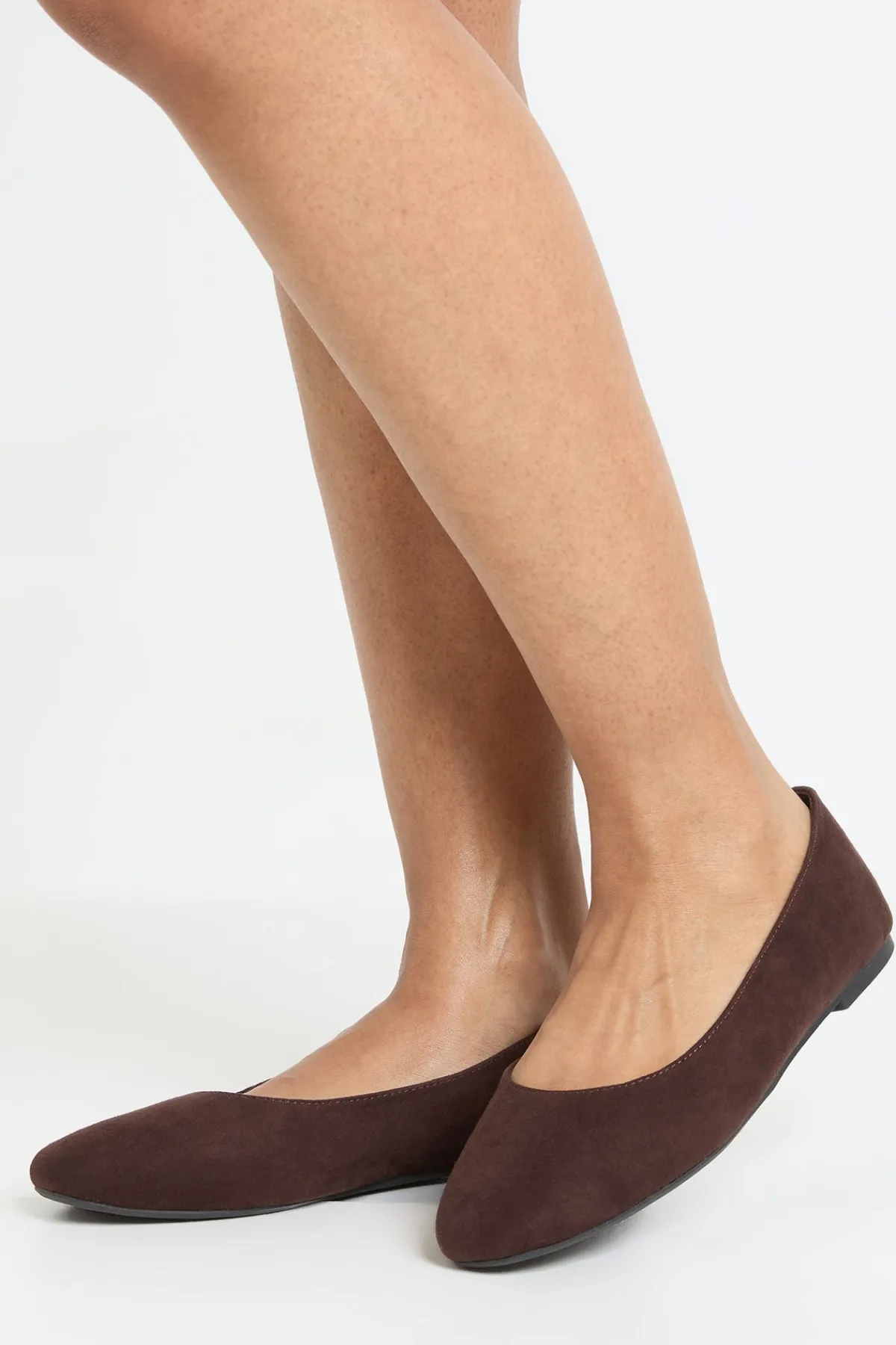 boohoo Ballerines À Bout Rond Coupe Large< Ballerines|Looks Preppy