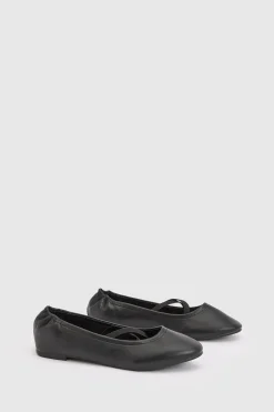 boohoo Ballerines À Brides Élastiquées Style Mary Jane< Ballerines|Chaussures Plates