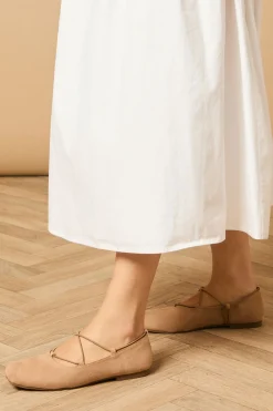 Oasis Ballerines Damarra à Bout Carré en synthétique avec Élastique< Ballerines|Chaussures Plates