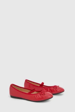 Ballerines À Détail Nœud Et Bride Élastiquée
