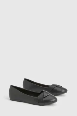 Ballerines à Détail Torsadé