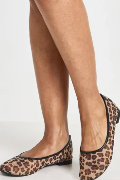 boohoo Ballerines En Mesh À Imprimé< Imprimé Léopard|Chaussures Plates