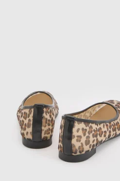 boohoo Ballerines En Mesh À Imprimé< Imprimé Léopard|Chaussures Plates