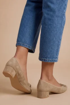 Dorothy Perkins Ballerines Fara En Synthétique Avec Nœud Et Petit Talon Bloc< Ballerines|Chaussures À Talons