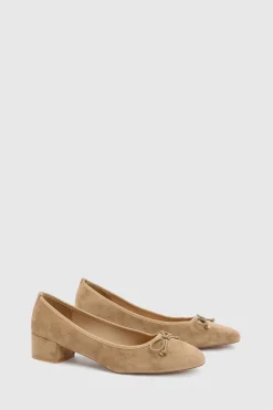 Dorothy Perkins Ballerines Fara En Synthétique Avec Nœud Et Petit Talon Bloc< Ballerines|Chaussures À Talons