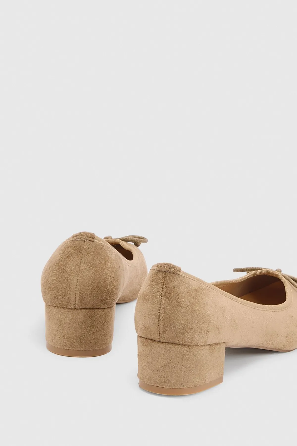 Dorothy Perkins Ballerines Fara En Synthétique Avec Nœud Et Petit Talon Bloc< Ballerines|Chaussures À Talons