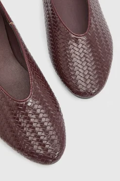 Ballerines Malia À Bout Rond En Synthétiquecuir Tressé