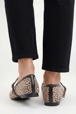 Wallis Ballerines Mary Jane Christina En Synthétique Imprimé< Imprimé Léopard|Chaussures Plates