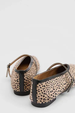 Wallis Ballerines Mary Jane Christina En Synthétique Imprimé< Imprimé Léopard|Chaussures Plates