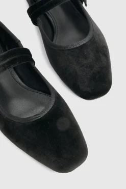 Ballerines Mary Jane à double bride pour pieds larges