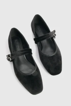 Ballerines Mary Jane à double bride pour pieds larges