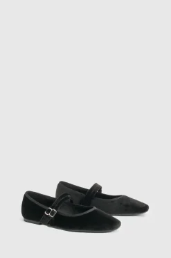 Ballerines Mary Jane à double bride pour pieds larges