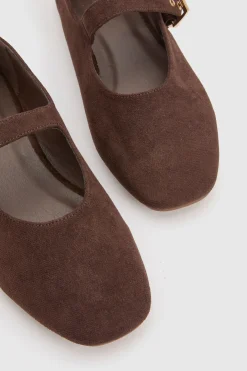 Ballerines Mary Jane À Détail Boucle