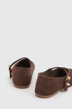 Ballerines Mary Jane À Détail Boucle