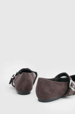 boohoo Ballerines Mary Jane à détail de boucle< Ballerines|Chaussures Plates