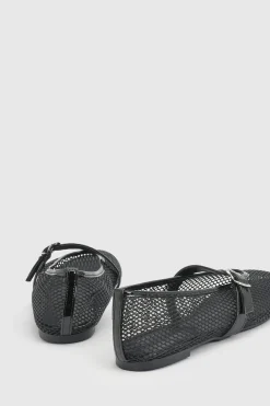 Ballerines Mary Jane En Mesh