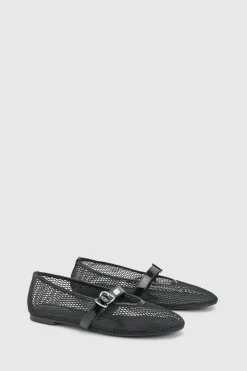 Ballerines Mary Jane En Mesh