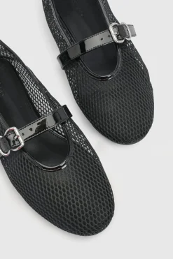 Ballerines Mary Jane En Mesh