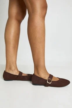 Ballerines Mary Jane Froncées Coupe Large