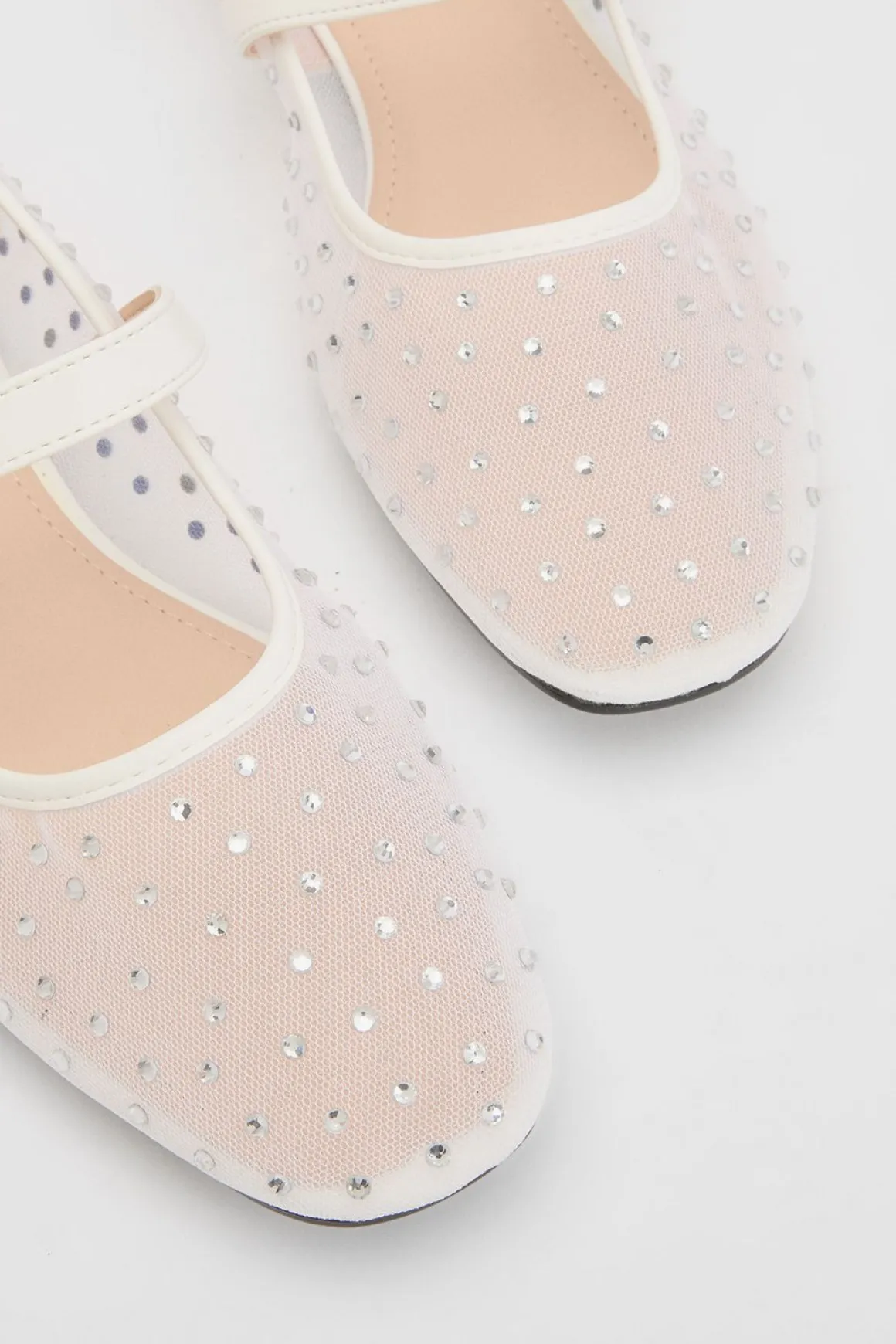 Ballerines Mary Jane Harriet En Mesh Embelli