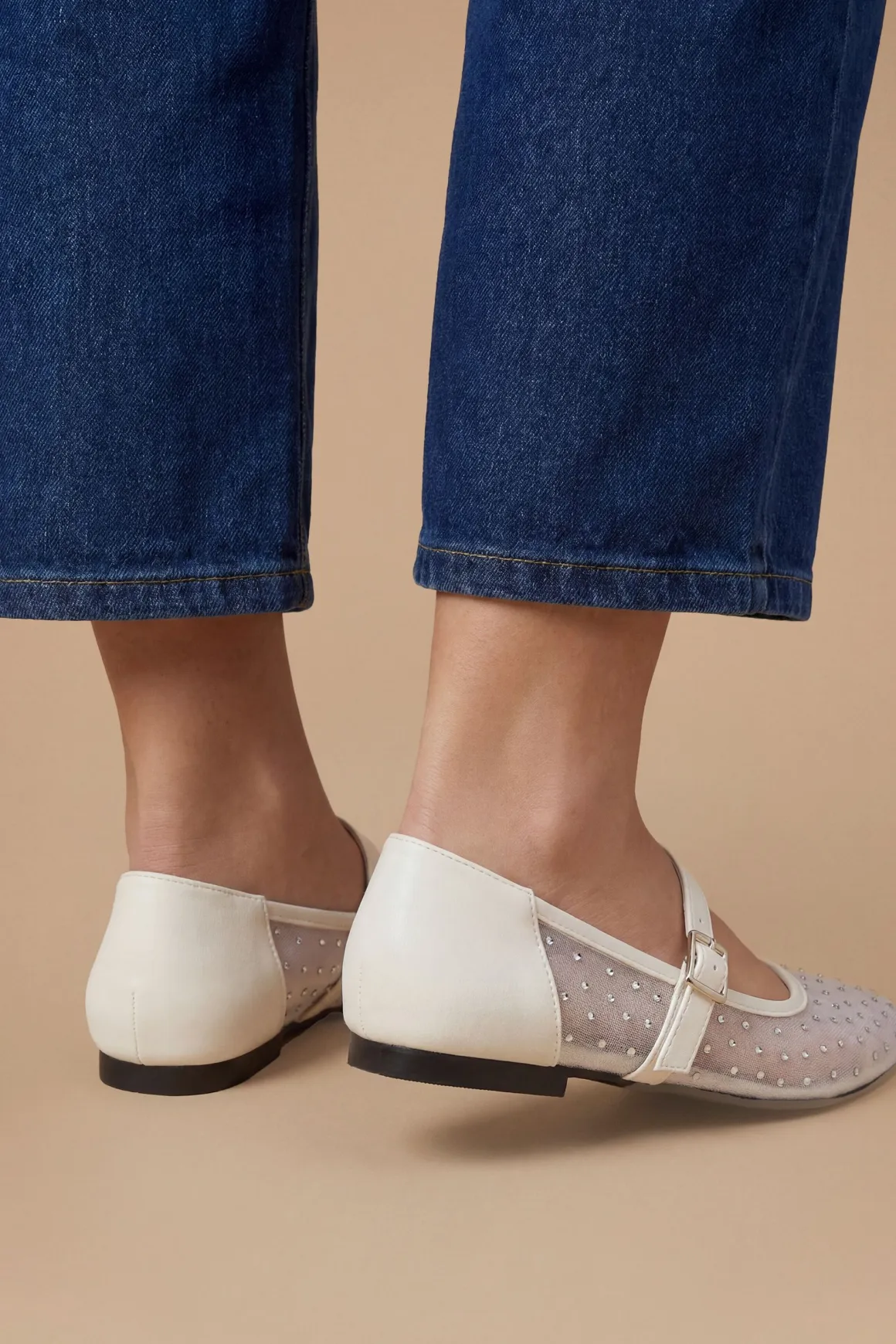Ballerines Mary Jane Harriet En Mesh Embelli