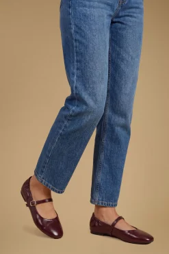 Ballerines Mary Jane Jess En Synthétiquecuir Avec Dos Froncé