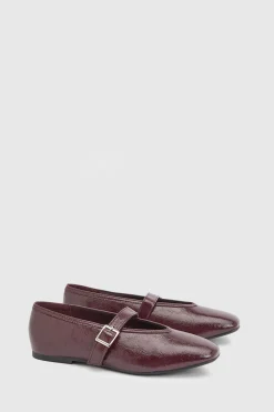 Oasis Ballerines Mary Jane Mia En Synthétiquecuir Craquelé< Chaussures Plates|Babies